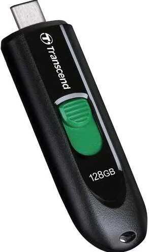 Memorie USB Transcend 128GB USB3.2 Pen Drive Type-C Capless Black