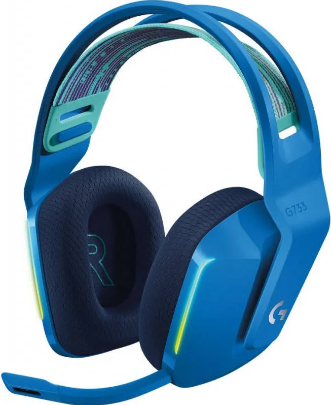 Casti Over-Head LOGITECH Gaming G733 Lightspeed Wireless RGB Blue