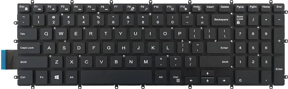 Dell Tastatura Dell Inspiron 15 5590 standard US