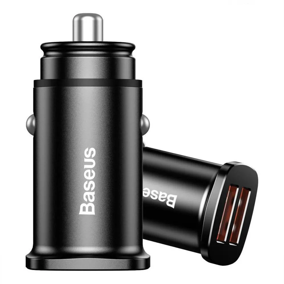 Incarcator auto Baseus CCALL-DS01 2 porturi USB 30 W negru