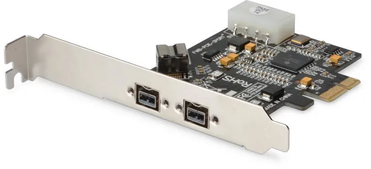 Adaptor Assmann DIGITUS DS-30203-2 - FireWire adapter - PCIe - 3 ports