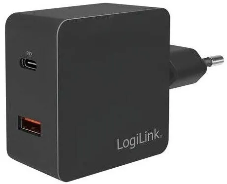 Logilink Adap USB Wall Charger 2-port black