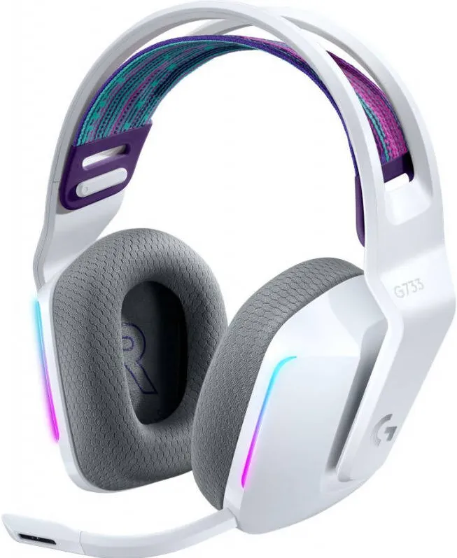 Casti Over-Head LOGITECH Gaming G733 Lightspeed Wireless RGB White