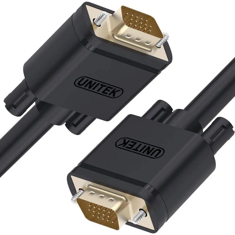 Cablu video VGA Unitek V7 Y-C503G negru 1.5 m