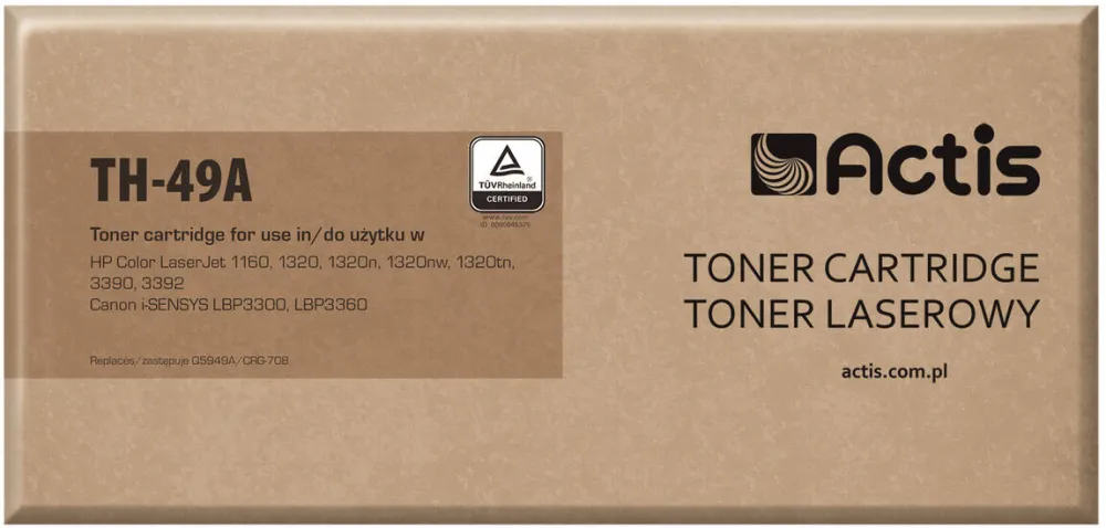 Toner imprimanta ACTIS COMPATIBIL TH-49A HP Q5949A LJ 1320 new 100%