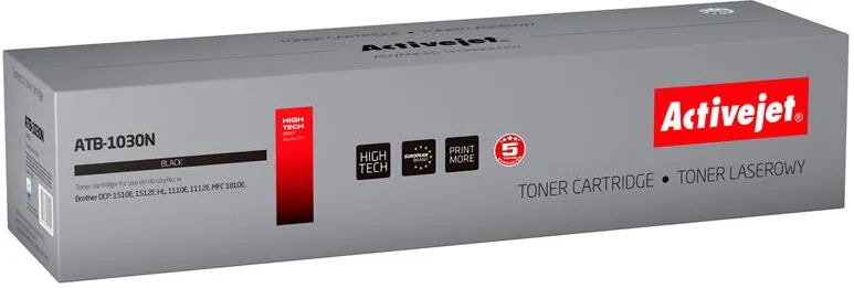 Toner imprimanta ACTIVEJET COMPATIBIL ATB-1030N for Brother printer; Brother TN-1030 replacement; Supreme; 1000 pages; black