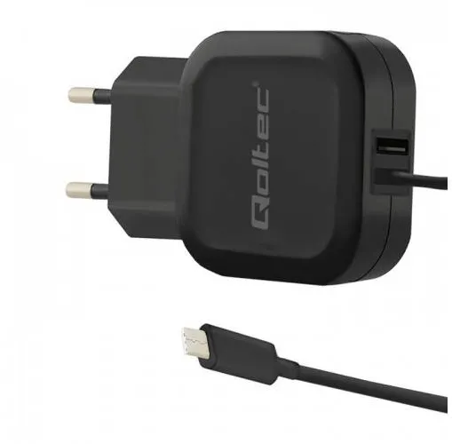 QOLTEC Incarcator Qoltec 17W | 5V | 3.4A | USB + USB tip C