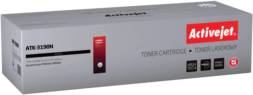 Toner imprimanta ACTIVEJET Compatibil ATK-3190N for Kyocera printer; Kyocera TK-3190 replacement; Supreme; 25000 pages; black