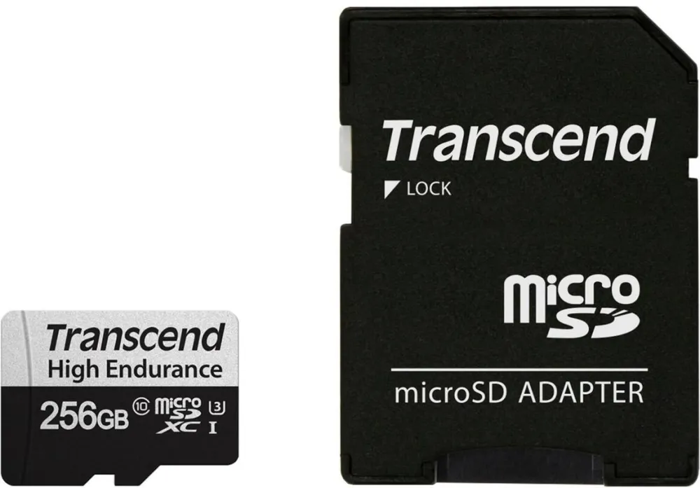 Card de Memorie Transcend microSDXC 350V 256GB Class 10 UHS-I U1