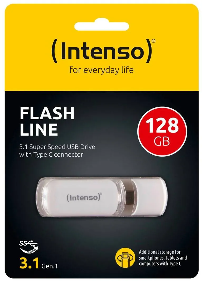 Memorie USB Intenso Flash Line Type-C 128GB 3.1
