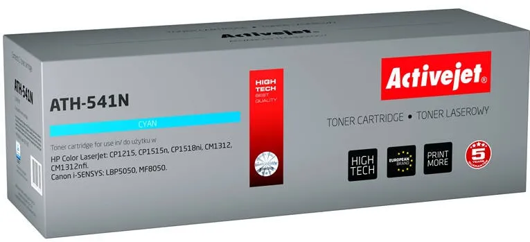 Toner imprimanta ACTIVEJET Activejet ATH-541N pentru imprimanta HP; HP 125A CB541A, Compatibil Canon CRG-716C; Suprem; 1600 pagini; cyan