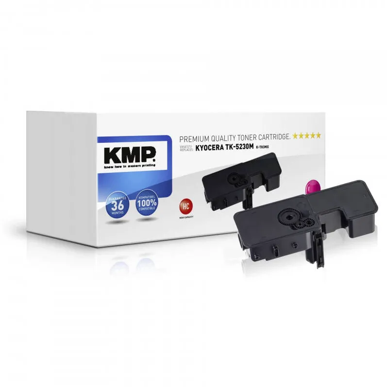 Toner imprimanta KMP K-T83MX Toner magenta compatible w. Kyocera TK-5230 M