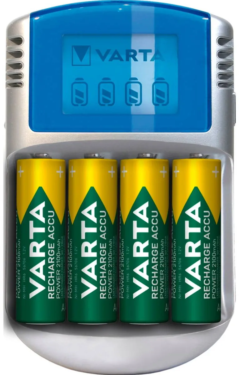 VARTA LCD incarcator 12V USB incl. 4 Accu 2600 mAh Mignon AA