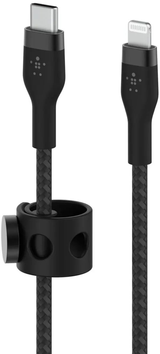 BELKIN Cablu Date Flex Lightning/USB-C 15W 1m mfi. cert. black CAA011bt1MBK