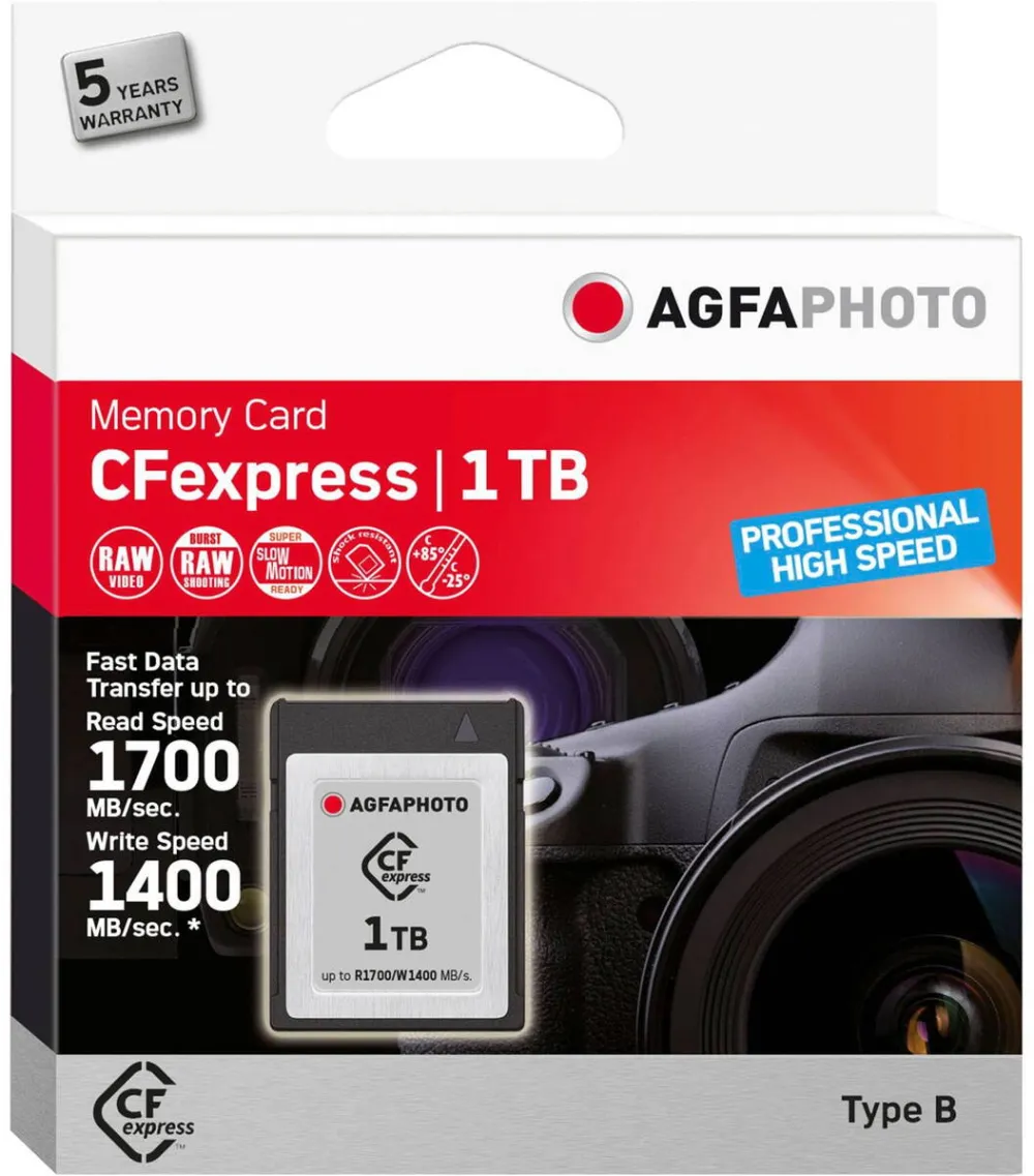 Card de Memorie AgfaPhoto CFexpress 1TB Professional High Speed