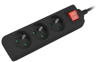 LANBERG Prelungitor 3 prize 1.5m Black