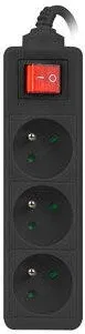 LANBERG Prelungitor 3 prize 3m Black