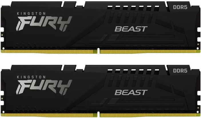 Memorie RAM Kingston FURY Beast 64GB DDR5 5600MHz CL40 Dual Channel Kit