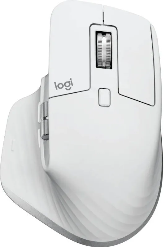 Mouse LOGITECH MX Master 3S, Wireless/Bluetooth, Pale Grey