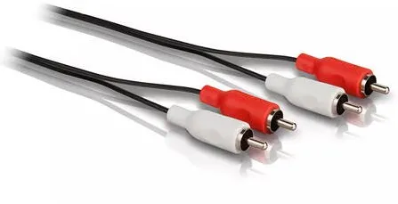 Cablu audio Philips 2 RCA tata - 2 RCA tata 1.5 m