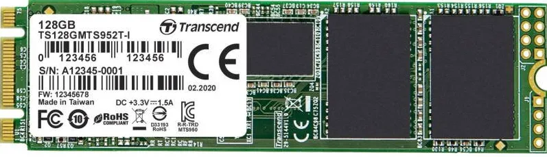 SSD Transcend MTS952T-I 128GB PCI Express 3.0 x2 M.2 2242