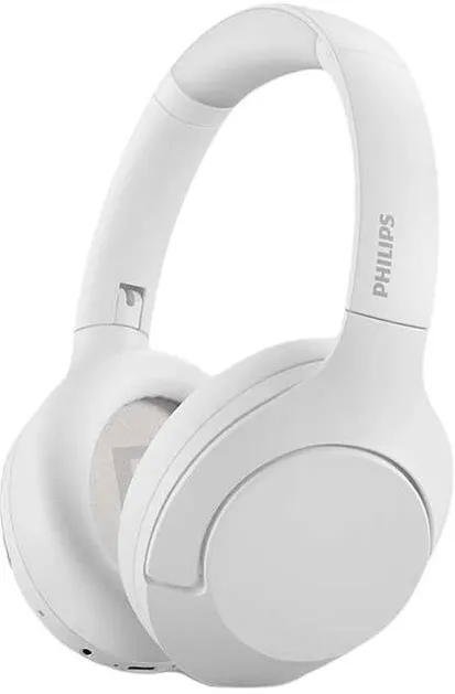 Casti Over-Head Philips TAH8506WT/00, ANC, Bluetooth, aplicatie mobila, Alb