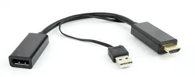 Adaptor Gembird Adaptor Gembird 1x HDMI Male - 1x DisplayPort Female- Desigilat