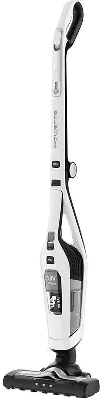 Aspirator ROWENTA vertical 2in1 Dual Force RH6737WH, 18V, autonomie 45 min, 2 viteze, 0.6L, pliabil, Alb