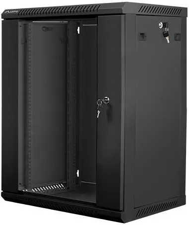 Rack de perete LANBERG 19'' 15U 600x450 mm negru