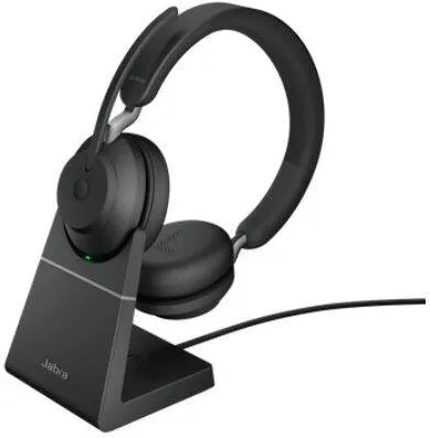 Casti Office/Call Center Jabra Evolve2 65 Stand Link380a UC Stereo Black