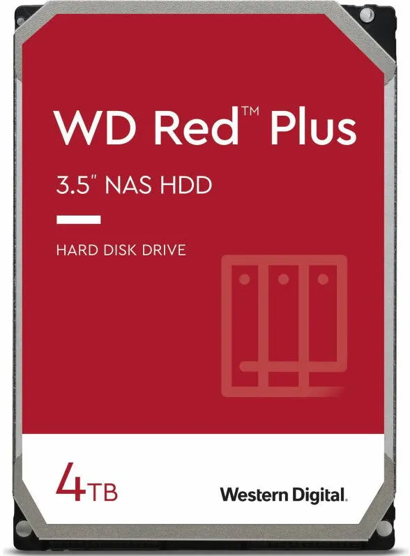 Hard Disk WD Red Plus 4TB SATA-III 5400 RPM 256MB