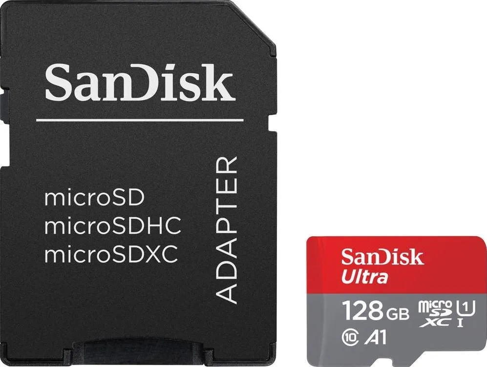 Card de Memorie SanDisk Ultra microSDXC 128GB 140MB/s A1 + Adapter SD
