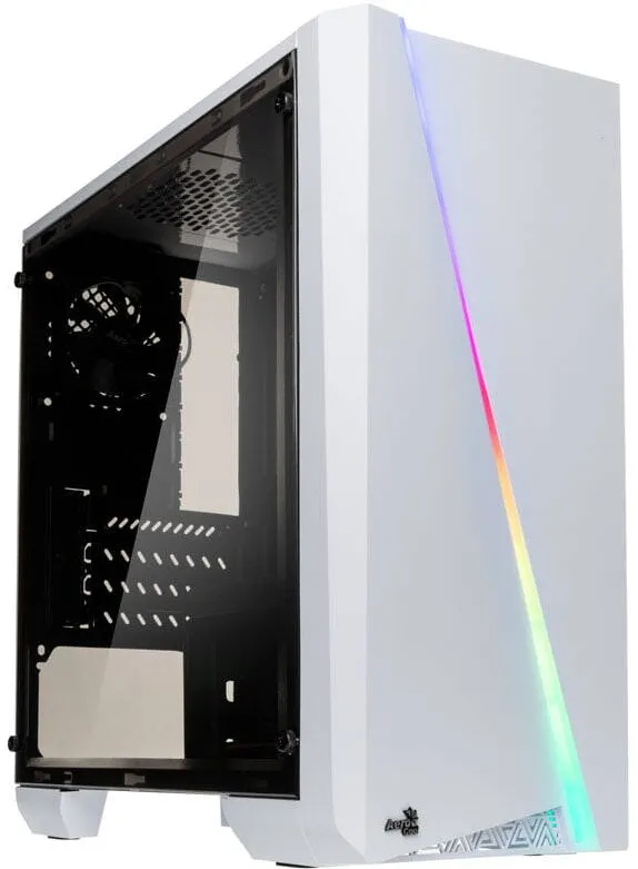 Carcasa PC Aerocool Cylon Mini Micro-ATX, Acrylglas - Alb Window