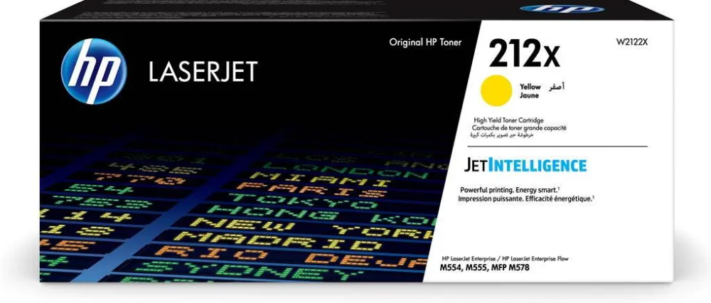 Toner imprimanta HP W2122X High Yellow