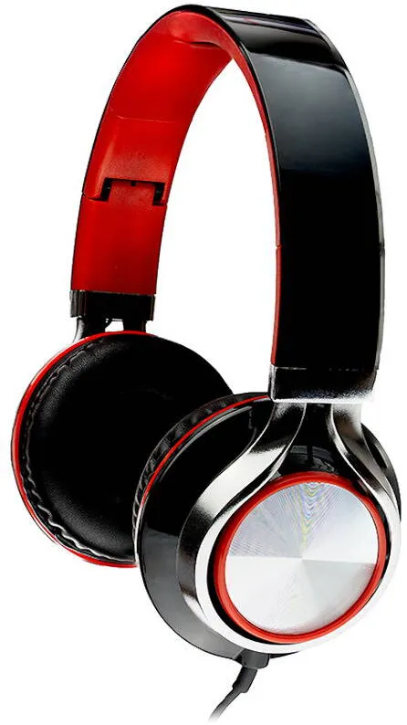 Casti Over-Head Spacer On-Ear, SPHS-SILVER Black-Red