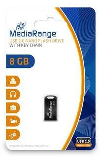 Memorie USB MediaRange MR920 8GB, USB 2.0, Black