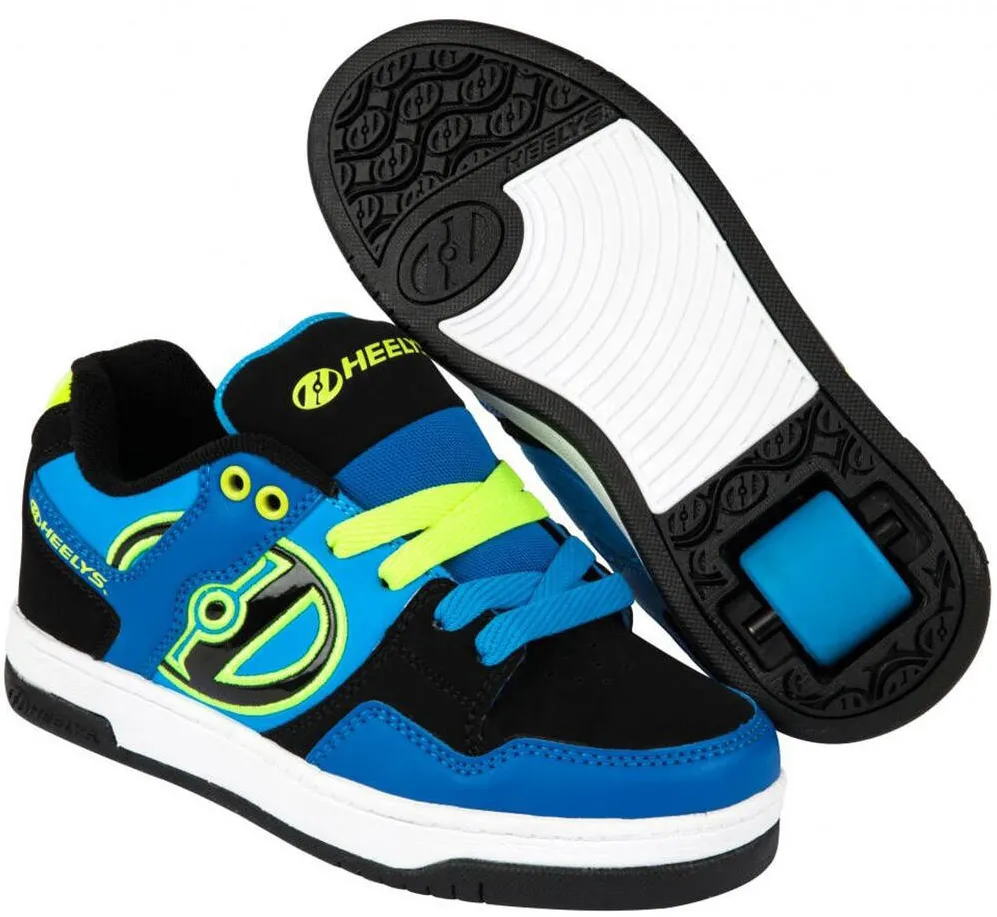 Pegas ROLE HEELYS FLOW 34 ALBASTRU NEGRU LIME