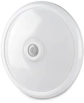 V-TAC PLAFONIERA LED 12W IP20 SENZOR DE MISCARE 6400K ALB RECE