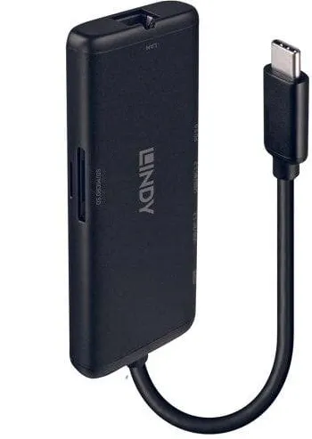 Docking Station Lindy DST-Mini, USB Typ C 4K Laptop Mini