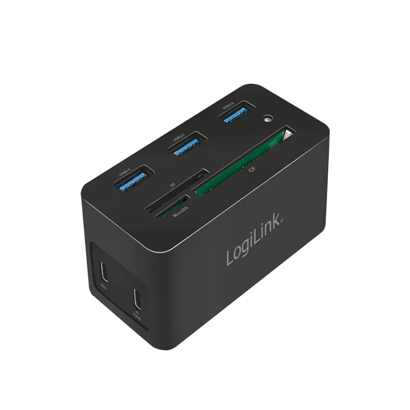 Docking Station Logilink USB 3.2 (G1)  HDMI,10-Port,PD4,schw.