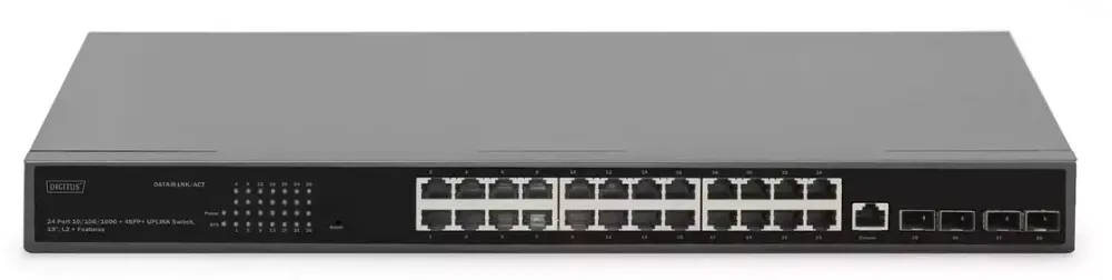 Switch Assmann 24-Port Gigabit Negru