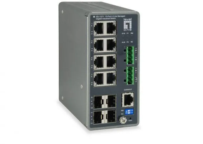 Level One 8x GE IGU-1271 4xGSFP   8xPoE