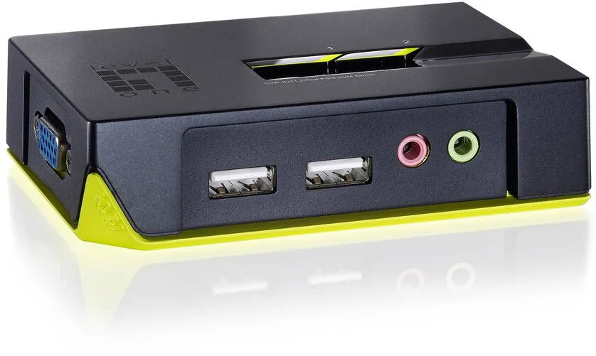 Switch KVM Level One KVM-0221 2x USB audio