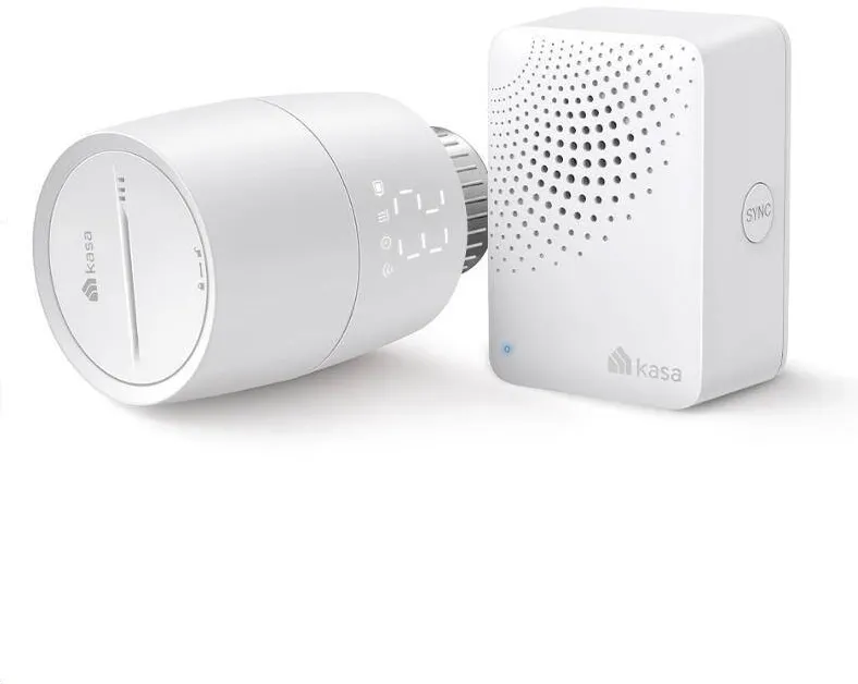 TP-Link Termostat smart pentru calorifer KE100, Wi-Fi, control din aplicatie, 3.0V DC (2 x AA/LR6 Baterii), compatibil Amazon Alexa/Google Assistant/Siri, control via Hub (inclus in pachet)