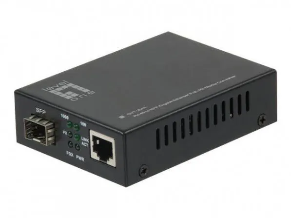 Media Convertor Level One GVT-2010 10/100/1000T>1000SX