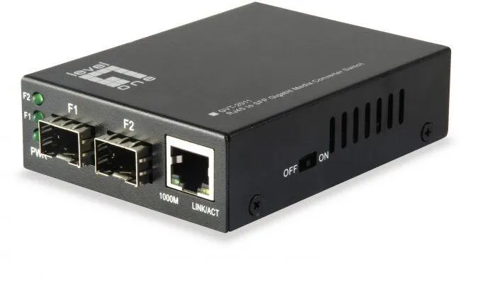 Media Convertor Level One GVT-2011 10/100/1000T>1000SX 20km