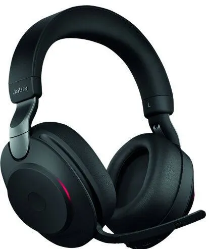 Casti Office/Call Center Jabra Evolve2 85 UC Duo, inkl. Link 380a