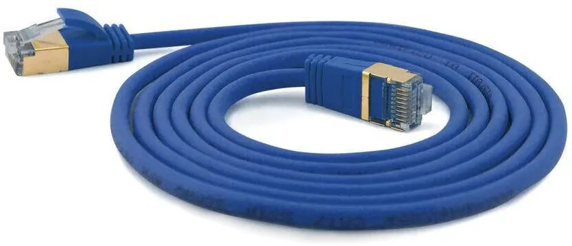 Cablu Retea Wantec SSTP CAT7 Ste. CAT6a d=4mm 20,00m Albastru