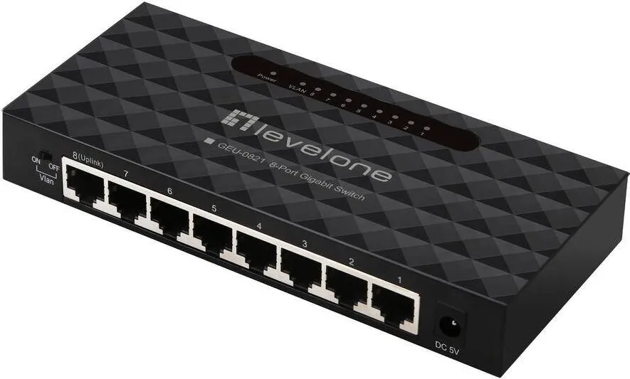 Level One 8x GE GEU-0821