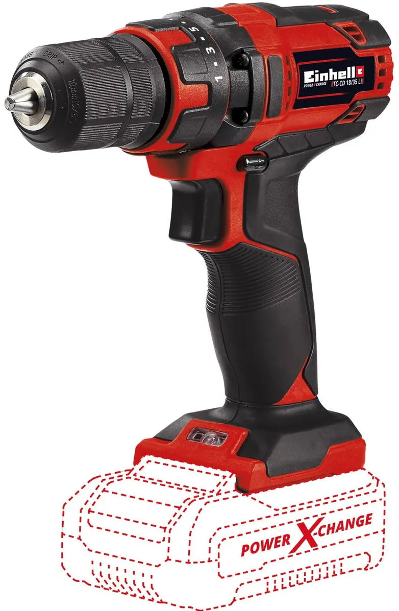 Einhell cordless drill TC-CD 18/35 Li Solo, - 4513927